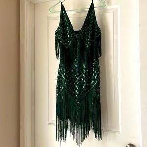 Roaring 20s sequin dress
